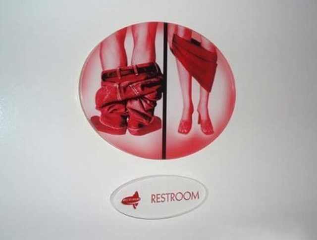 Divertidas Placas de Banheiro