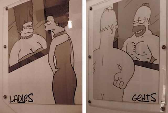 Divertidas Placas de Banheiro