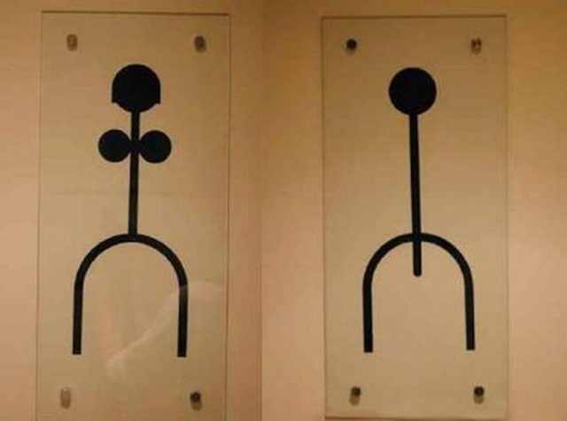 Divertidas Placas de Banheiro