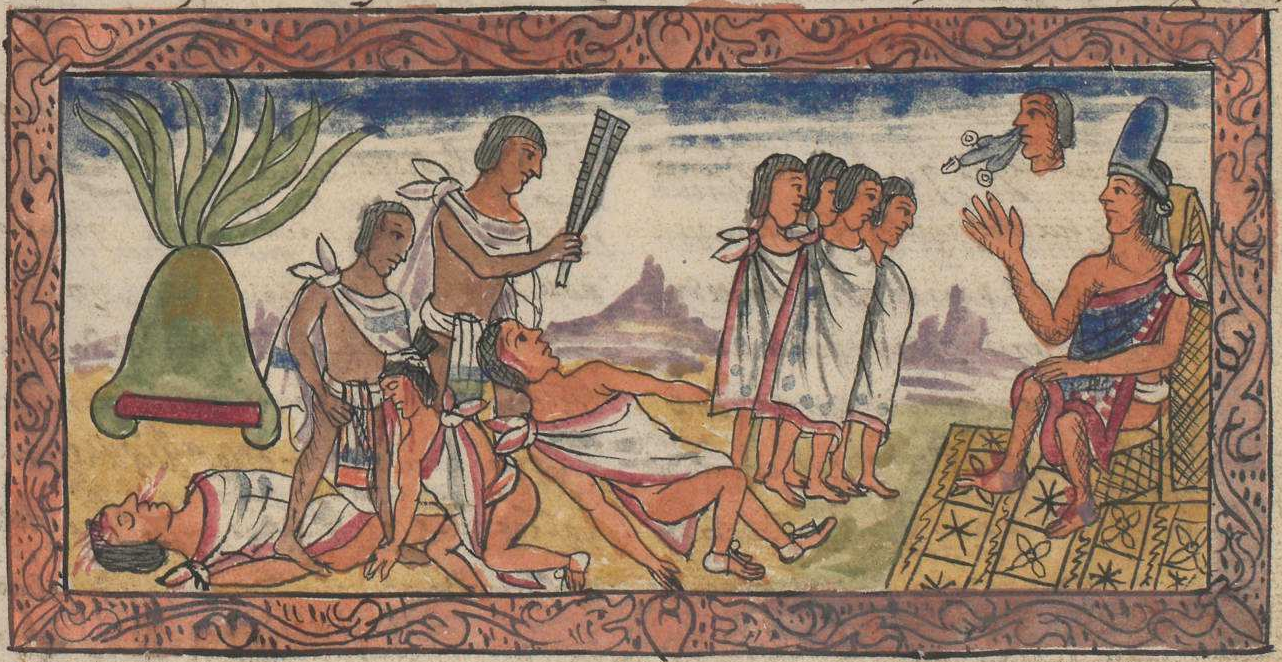 O império asteca, hieróglifos astecas