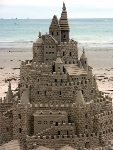 castelos de areia