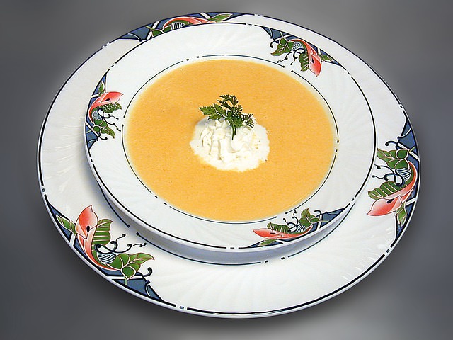 Sopa de Cenoura com Gengibre