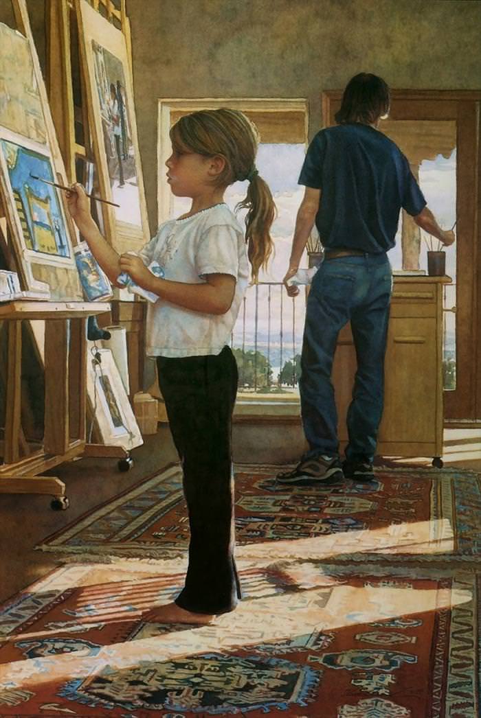 Steve Hanks, aquarelas