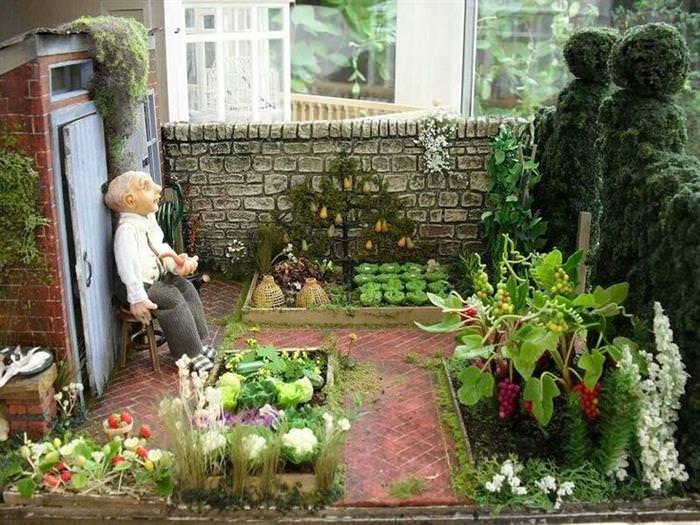Jardins em miniatura