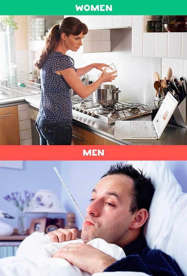 A diferença entre homem e mulher!