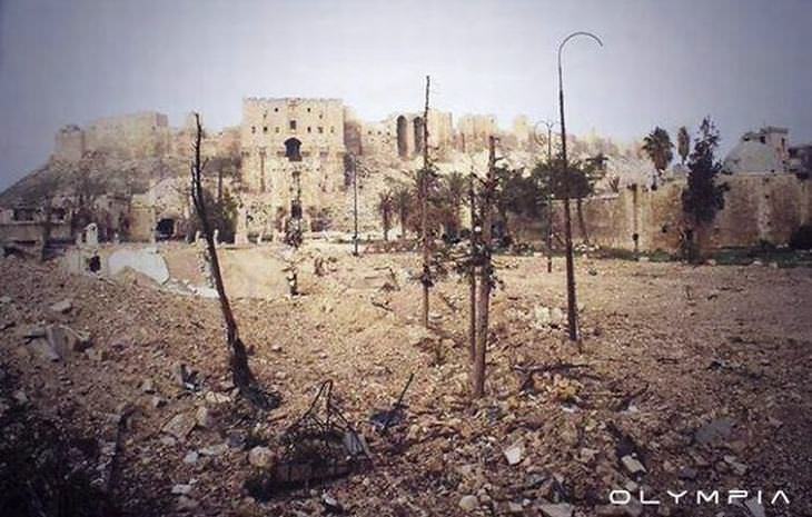 alepo na síria antes e depois da guerra