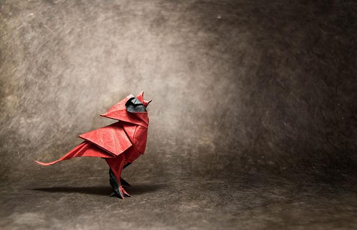 Animais maravilhosos feitos de origami do artista Gonzalo Calvo