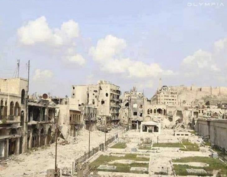 Síria antes e depois da guerra