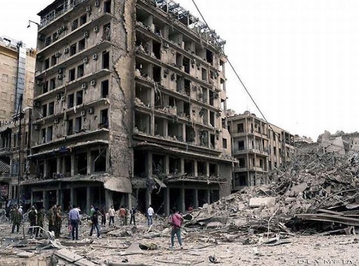 Síria antes e depois da guerra