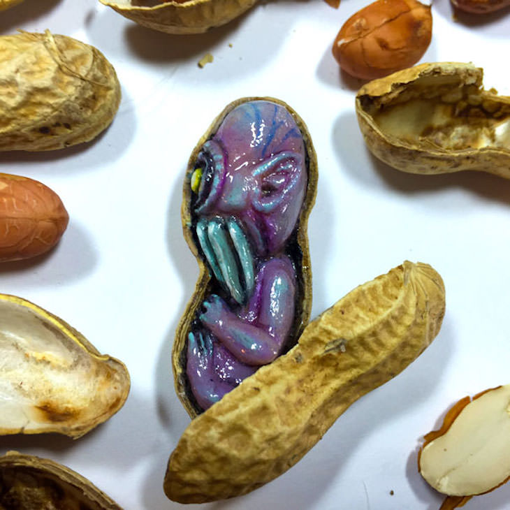 steve casino transforma amendoins em obra de arte