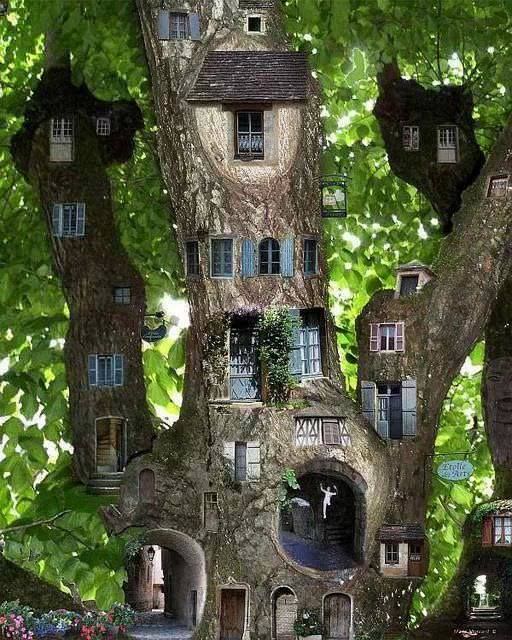 Incríveis casas de árvore