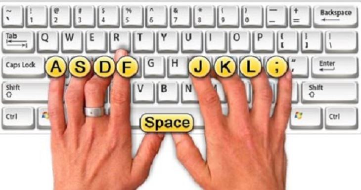 o melhor jeito de usar o teclado