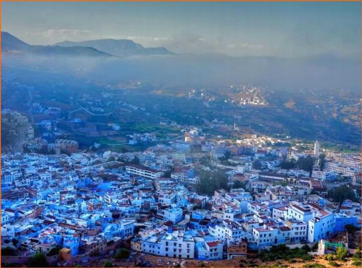 conhecá chefchaouen, a cidade azul do marrocos