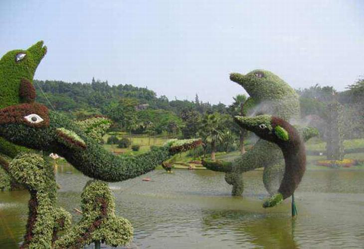 Os Maravilhosos Jardins de Topiários Chineses