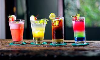 four cocktails