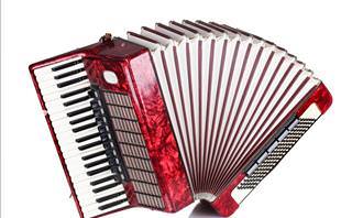 red accordion