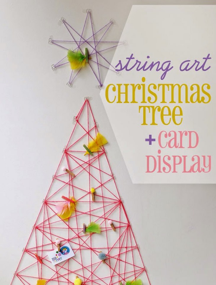 15 ideias criativas e baratas para a árvore de Natal