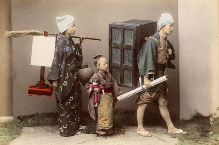 fotos do japão no século 19