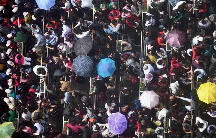 imagens da superpopulação da china
