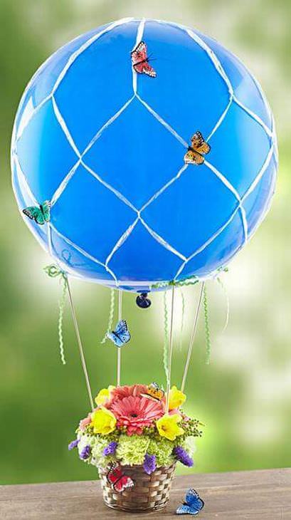 as melhores decorações feitas com balões