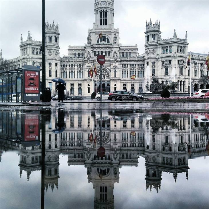 fotos lindas de reflexos em cidades