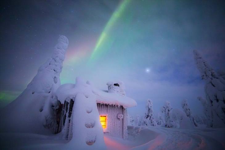 Lapônia é um fascinante país das maravilhas no inverno!