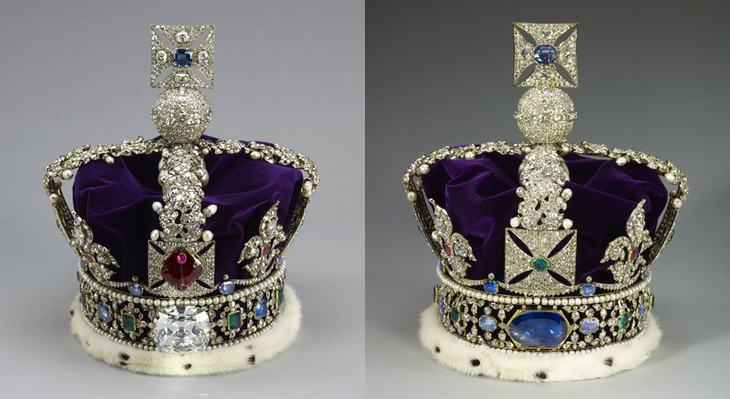 Coroas e tiaras famosas das realezas