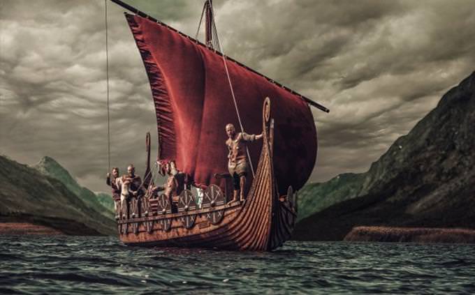 vikings no navio