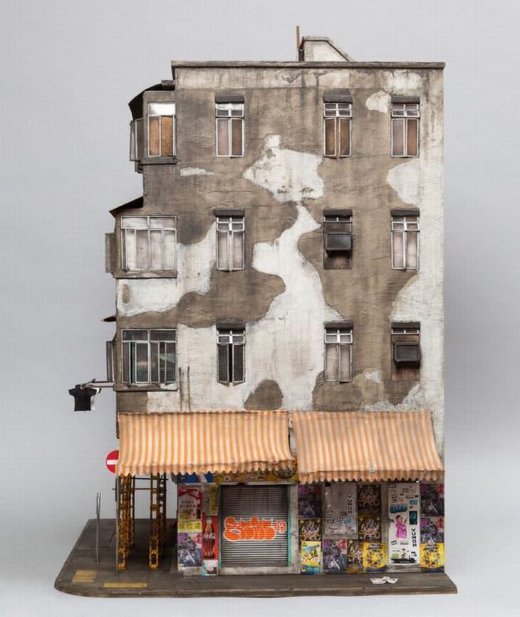 cidade miniatura de hong kong do artista joshua smith