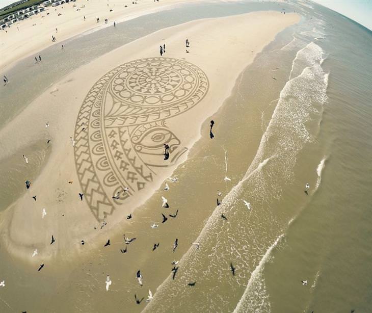 arte na areia