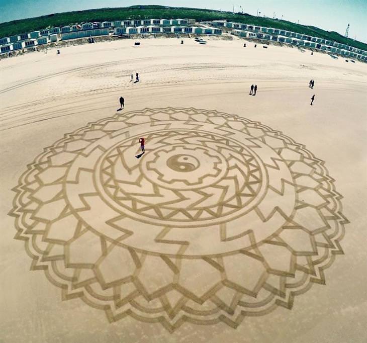 arte na areia