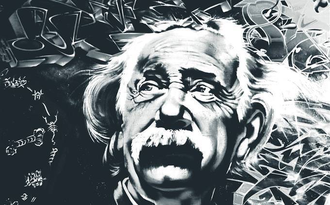 Desenho de Albert Einstein