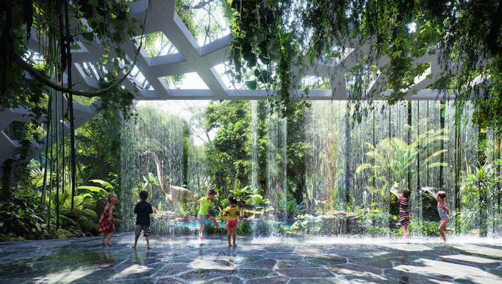 hotel bilionário em dubai tem floresta tropical artificial