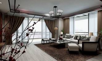 Sala de estar com design moderno