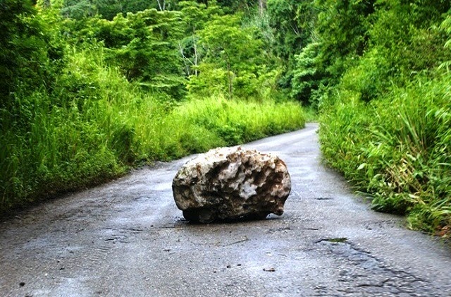 A pedra no caminho