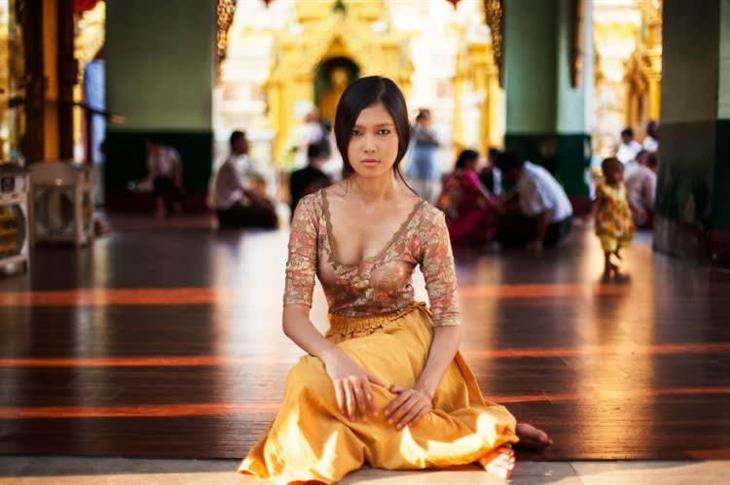 Beleza feminina no mundo Mianmar
