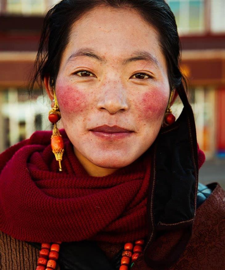 Beleza feminina no mundo Tibet