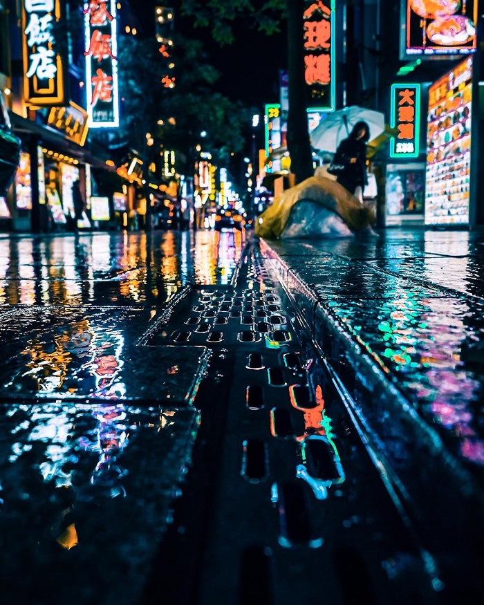 Imagens de Tóquio à noite