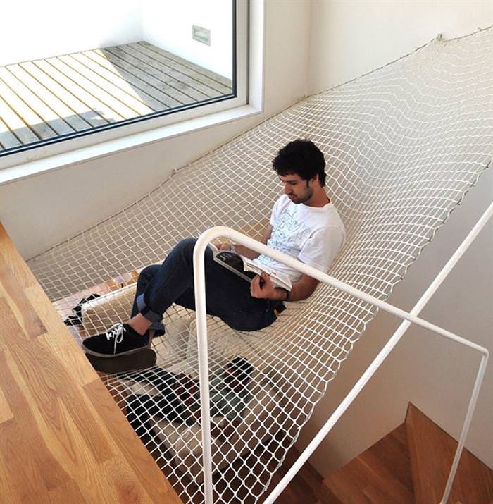Surreal interiors - cama de rede