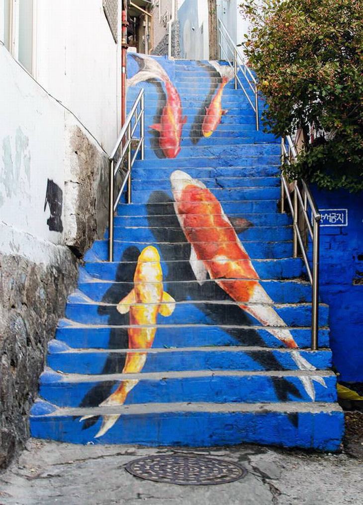 arte na escada