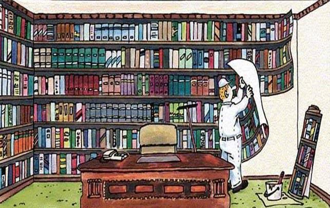 Cartuns perspicazes e inteligentes - biblioteca