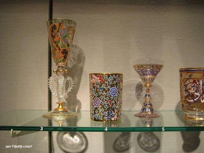 Coleção do Museu do Cristal de NY- objetos de cristal