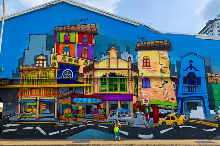 Arte de rua Singapura 