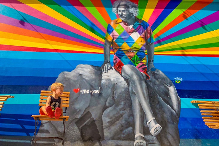 Arte de rua  Palm Beach, USA.