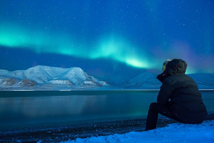 Lugares desconhecidos - Polo Norte, aurora boreal