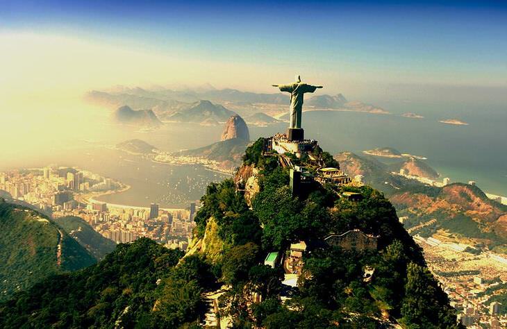 21  Lugares no Brasil Cristo Redentor, Rio de Janeiro