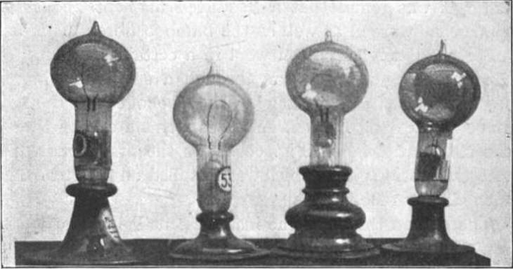 Invenções Vitorianas  lâmpadas elétricas