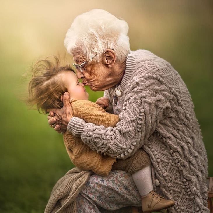 12 imagens de avôs, avós e netos
