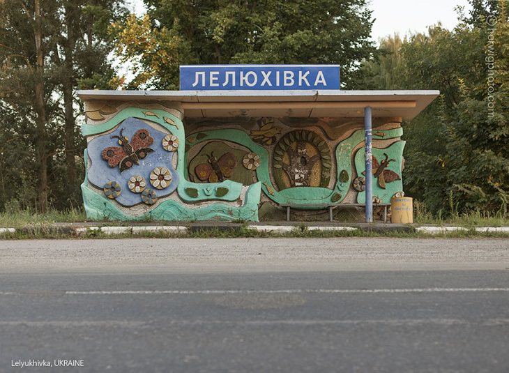 Arquitetura das paradas de Ónibus da era da URSS