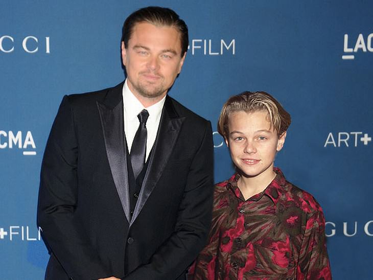 Famosos em versão juvenil  Leonardo DiCaprio